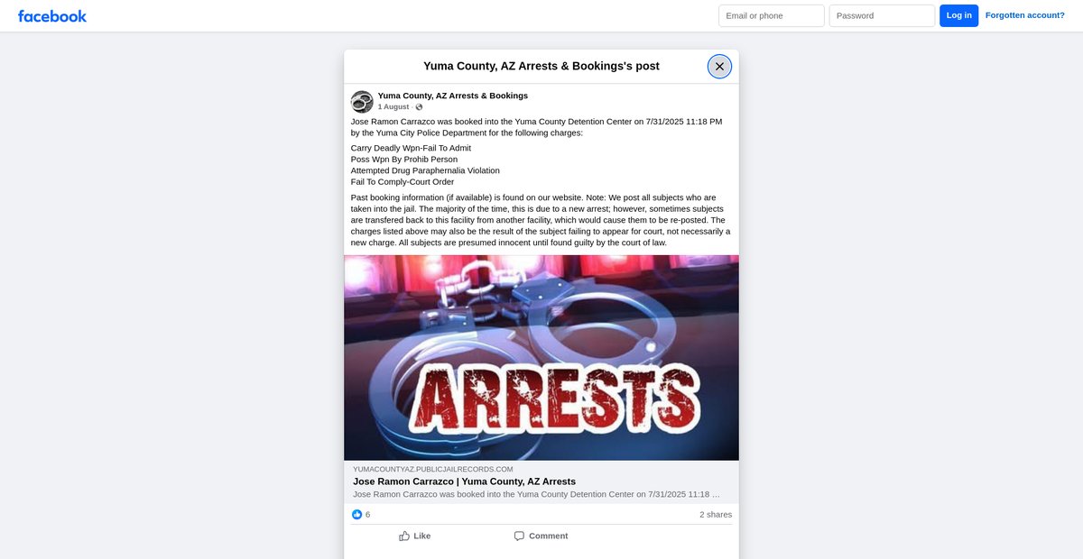 Preview of facebook.com