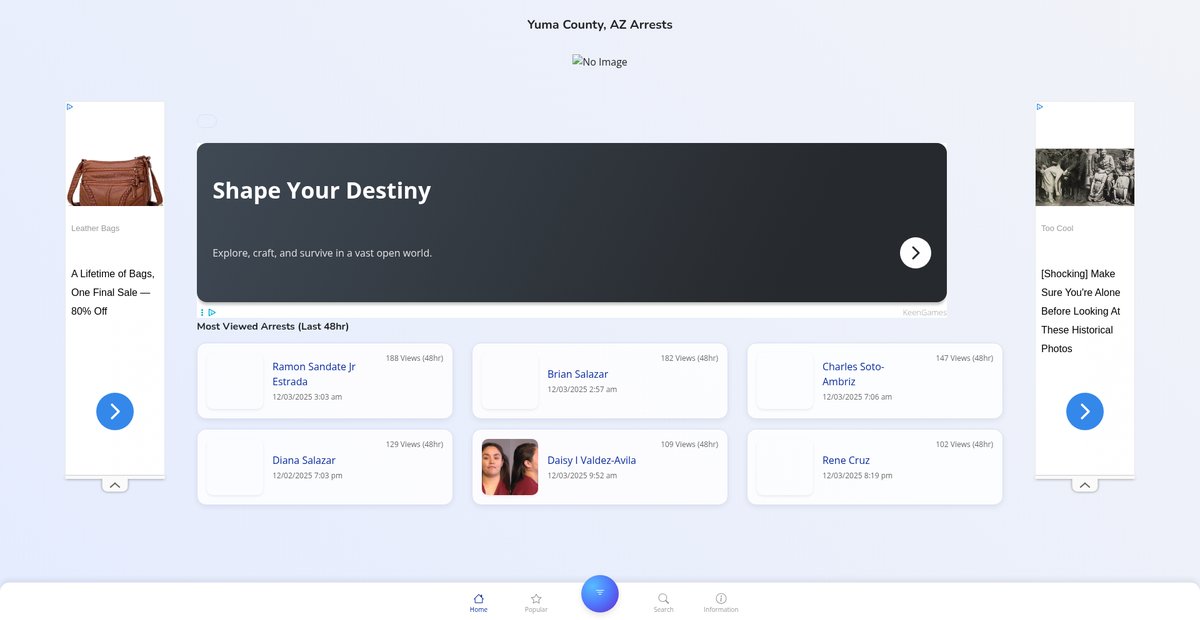 Preview of yumacountyaz.publicjailrecords.com