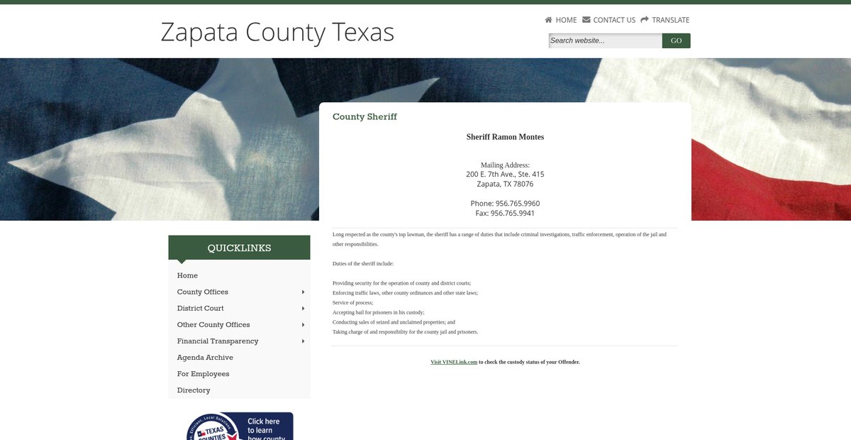 Preview of co.zapata.tx.us