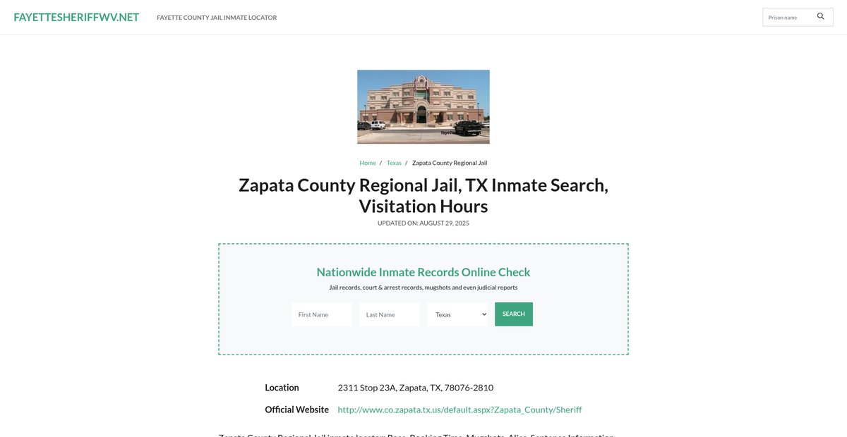 Preview of fayettesheriffwv.net