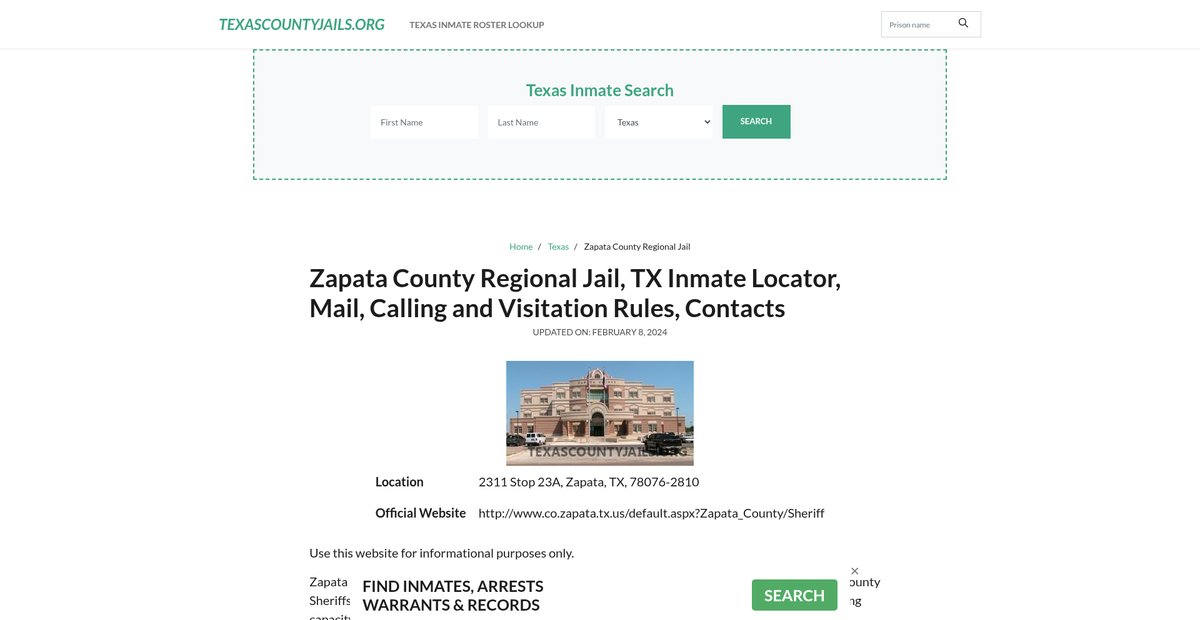 Preview of texascountyjails.org