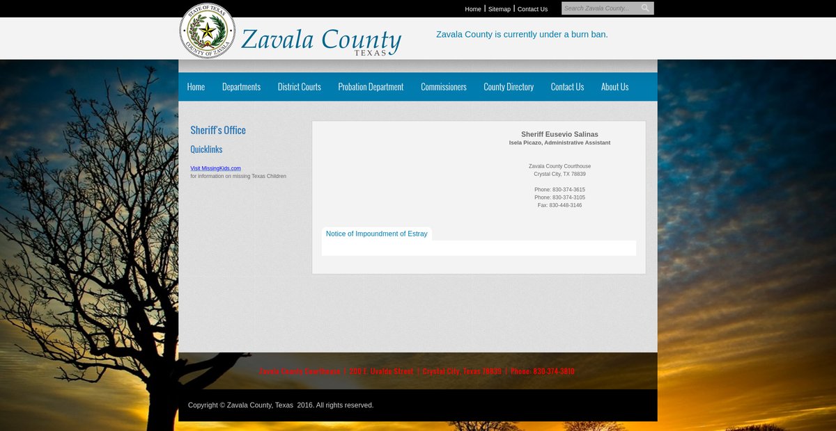 Preview of co.zavala.tx.us